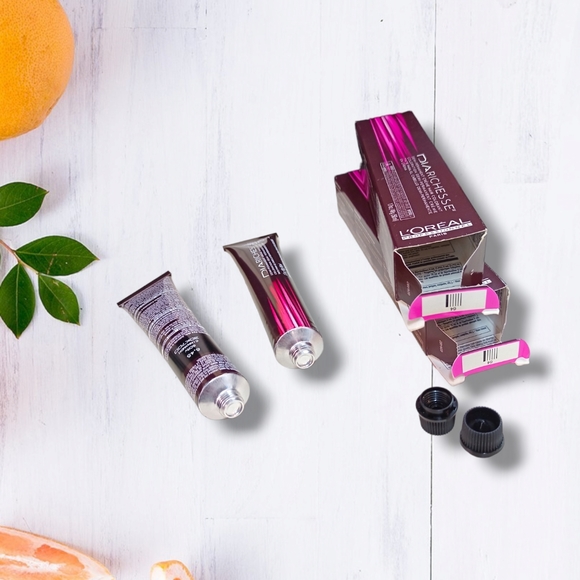 L'Oreal Professionnel DIARichesse 2 Tubes Ammonia-Free 6.45/6CRV Cinnamon - Picture 11 of 16